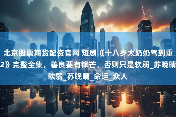 北京股票期货配资官网 短剧《十八岁太奶奶驾到重整家族荣耀2》完整全集，善良要有锋芒，否则只是软弱_苏晚晴_命运_众人